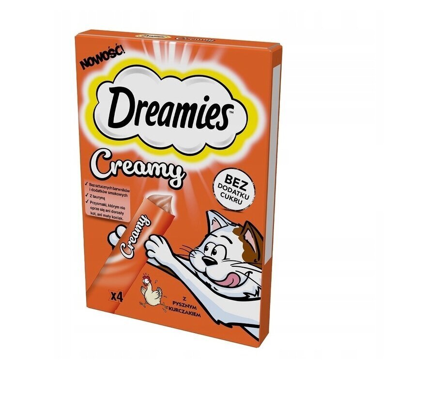 Dreamies kaķiem, ar vistu, 44x10 g цена и информация | Gardumi kaķiem | 220.lv