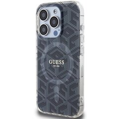 Guess GUHMP15LHGCUSTGK iPhone 15 Pro 6.1" czarny|black hardcase IML GCube MagSafe цена и информация | Чехлы для телефонов | 220.lv