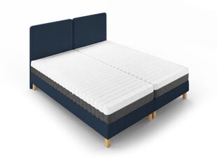 Кровать Mazzini Lotus, 160x200 см, голубой цвет цена и информация | Кровати | 220.lv