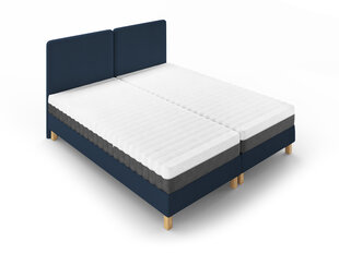 Кровать Mazzini Lotus, 140х200 см, синий цвет цена и информация | Кровати | 220.lv