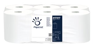 Бумажные полотенца PAPERNET Centrefeed, рулон, 105,75 м, 2 слоя, переработанная бумага. 1 рулон. цена и информация | Туалетная бумага, бумажные полотенца | 220.lv