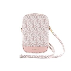 Guess PU G Cube Wallet Phone Bag Zipper Pink цена и информация | Чехлы для телефонов | 220.lv