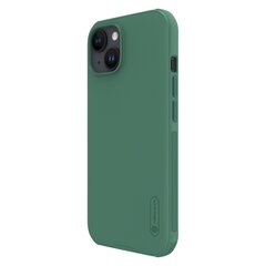 Nillkin Super Frosted PRO Magnetic Back Cover for Apple iPhone 15 Deep Green цена и информация | Чехлы для телефонов | 220.lv