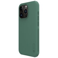 Nillkin Super Frosted PRO Back Cover for Apple iPhone 15 Pro Deep Green  (Without Logo Cutout) цена и информация | Чехлы для телефонов | 220.lv