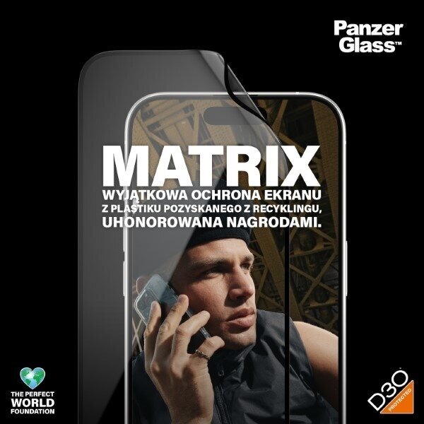 PanzerGlass Matrix iPhone 15 Pro цена и информация | Ekrāna aizsargstikli | 220.lv