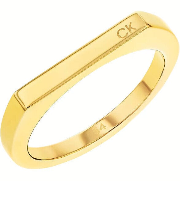 Apzeltīts gredzens sievietēm Calvin Klein, 35000188 kaina ir informacija | Gredzeni | 220.lv