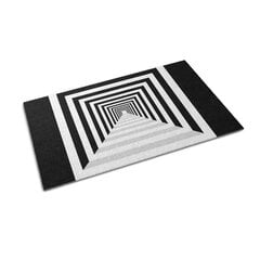 Durvju paklājs 3D Ģeometriskais Tunelis, 150x100 cm цена и информация | Придверные коврики | 220.lv