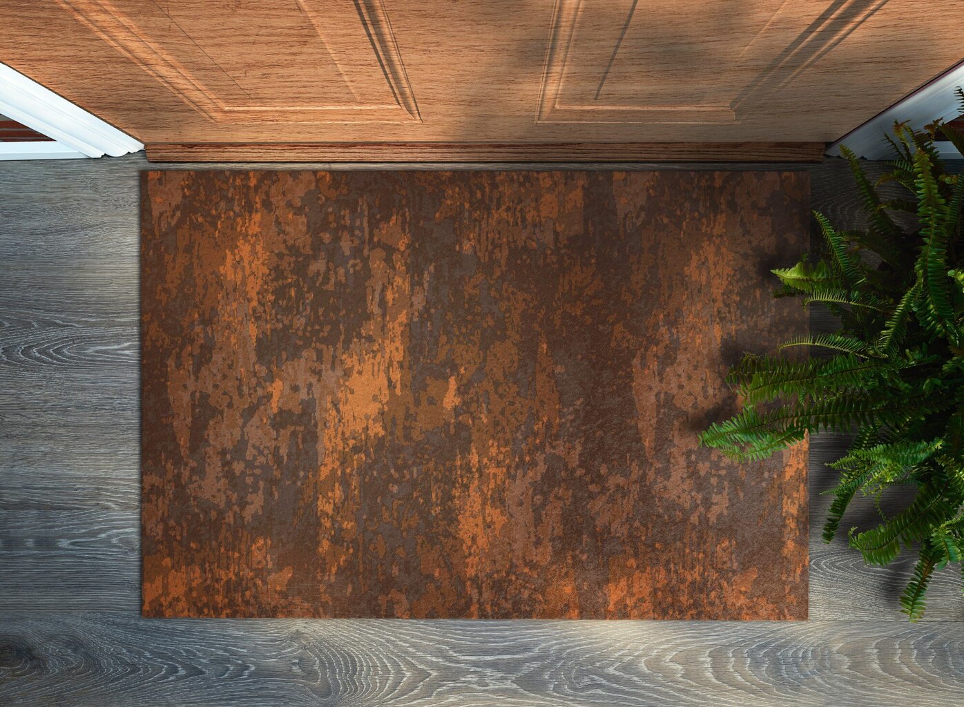Durvju paklājs Abstrakcija, 90x60 cm cena un informācija | Kājslauķi | 220.lv