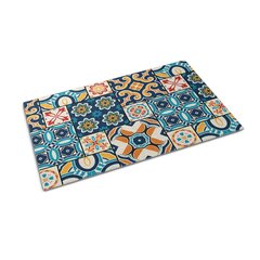 Durvju paklājs Azulejo, 60x40 cm cena un informācija | Kājslauķi | 220.lv