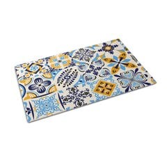 Durvju paklājs Azulejo, 90x60 cm цена и информация | Придверные коврики | 220.lv