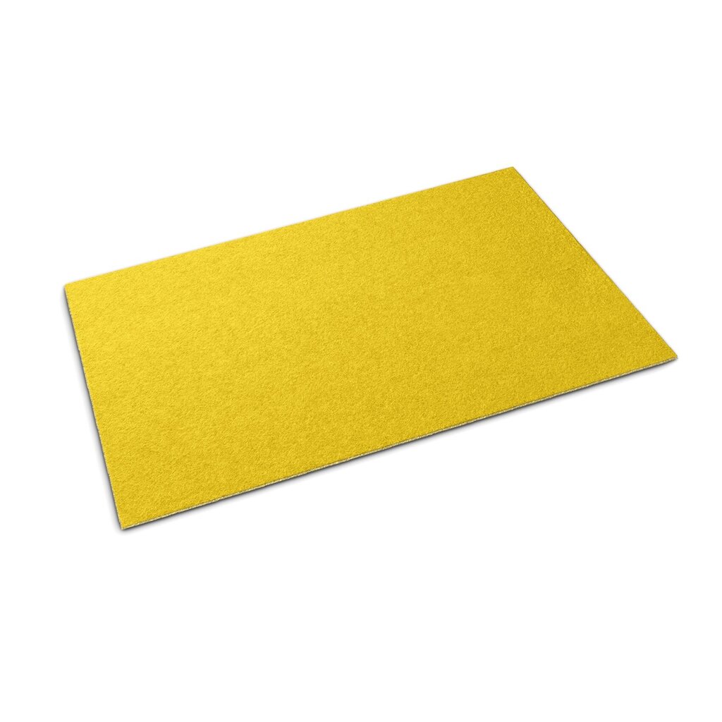 Durvju paklājs Dzeltens, 90x60 cm cena un informācija | Kājslauķi | 220.lv