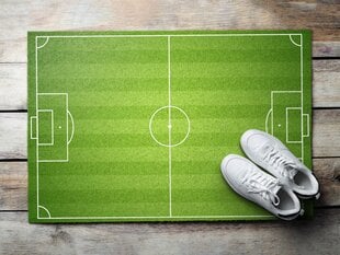 Durvju paklājs Futbola Laukums, 60x40 cm цена и информация | Придверные коврики | 220.lv