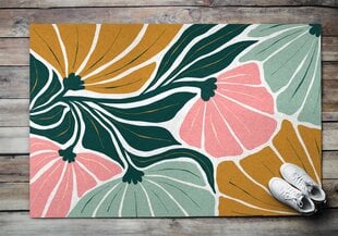 Durvju paklājs Ģeometriski Ziedi, 150x100 cm цена и информация | Придверные коврики | 220.lv