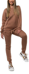 J.Style спортивный костюм Fleece Brown 70W03-157, коричневый цена и информация | Спортивная одежда для женщин | 220.lv