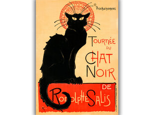 Plakāts Tournee du Chat Noir cena un informācija | Gleznas | 220.lv