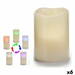 Вуаль LED Белый 7,5 x 10 x 7,5 cm (6 штук) цена и информация | Подсвечники, свечи | 220.lv