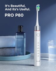 FairyWill Sonic toothbrush with head set and case FW-P80 (Black) цена и информация | Электрические зубные щетки | 220.lv