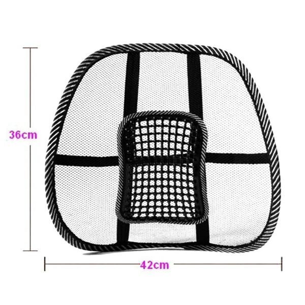 Ergonomisks atzveltnes balsts ar masāžas mehānismu, 1 gab. цена и информация | Auto sēdekļu pārvalki | 220.lv