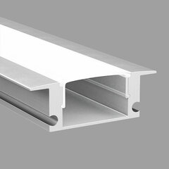 Integrēts profils LED lentei, 1m x 24,7mm x 7mm, 2 gab. цена и информация | Светодиодные ленты | 220.lv