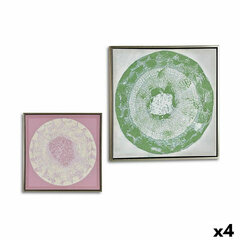 Canvas Abstrakts 52,5 x 2,8 x 52,5 cm (4 gb.) - cena un informācija | Gleznas | 220.lv