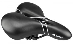 Velosipēda sēdeklis ar atsperēm Azimut Comfort Full Cut, 265x200 mm cena un informācija | Velo sēdekļi un sēdekļu pārvalki | 220.lv