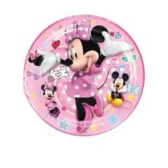 Vienreizlietojamie šķīvīši Minie Mouse, 23 cm, 10 gab. cena un informācija | Vienreizējie trauki | 220.lv