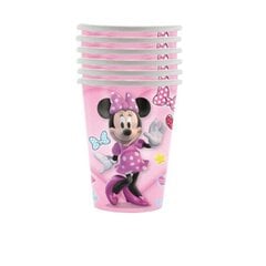 Одноразовые стаканчики Minie Mouse, 10 шт. цена и информация | Праздничная одноразовая посуда | 220.lv