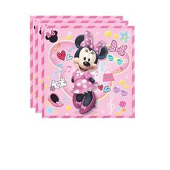 Одноразовые бумажные салфетки Minie Mouse, 20 шт. цена и информация | Праздничная одноразовая посуда | 220.lv