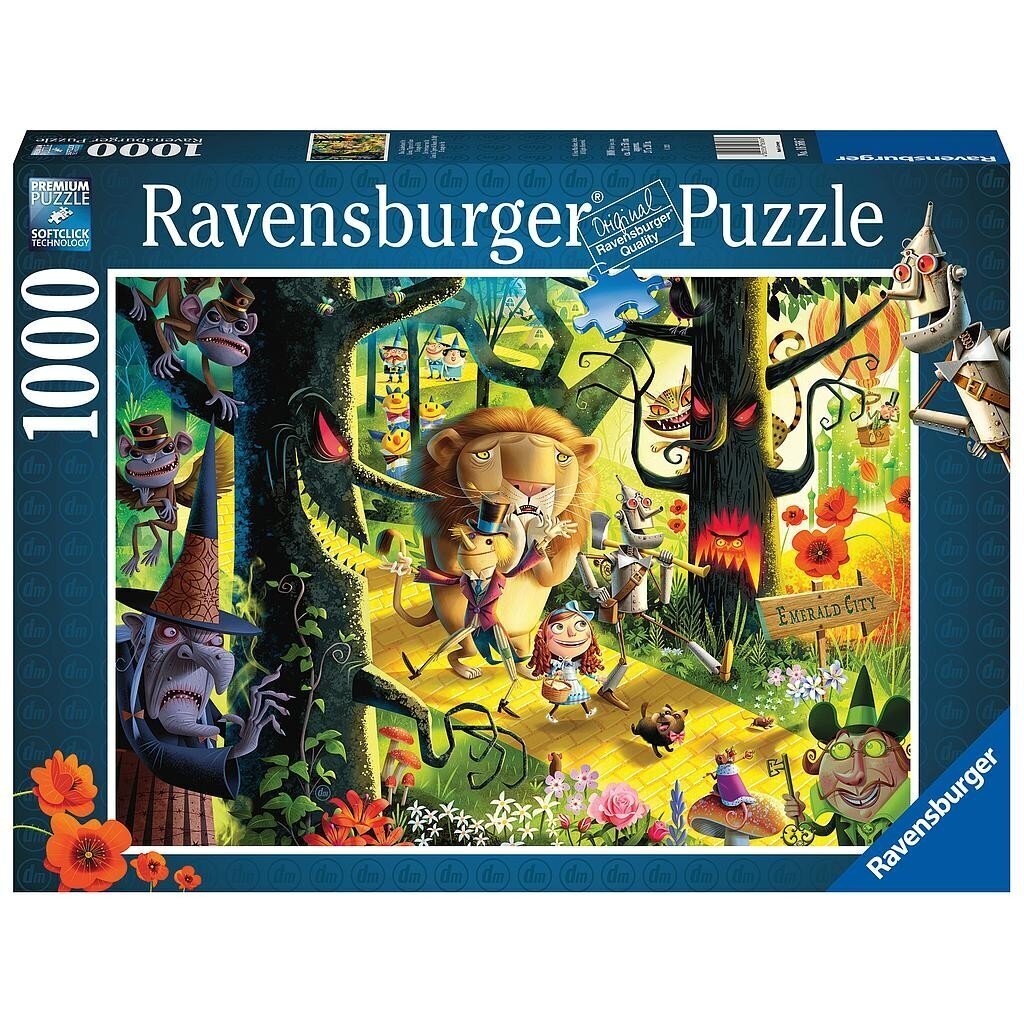 Ravensburger puzle 1000 gabali Lauvas, tīģeri, lāči цена и информация | Puzles, 3D puzles | 220.lv