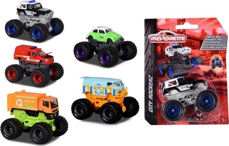 Simba Majorette Monster Cars City Rockerz 5 dažādi цена и информация | Rotaļlietas zēniem | 220.lv