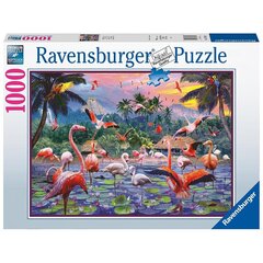 Пазл Ravensburger 1000 шт Фламинго цена и информация | Пазлы | 220.lv