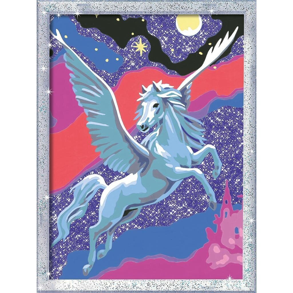 Ravensburger glezna pēc cipariem Pegasus цена и информация | Gleznas pēc numuriem | 220.lv