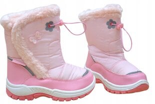 Mkoomi sniega zābaki bērniem, rozā цена и информация | Детская зимняя обувь | 220.lv