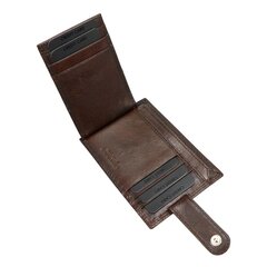 Flacco кожаная карточница, коричневый цена и информация | Мужские кошельки | 220.lv