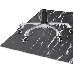 Aizsargājošs grīdas paklājs Decormat, Melnais marmors cena un informācija | Biroja krēsli | 220.lv