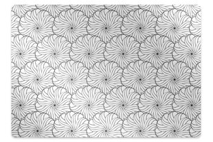 Aizsargājošs grīdas paklājs Decormat, Uzzīmēts zieds cena un informācija | Biroja krēsli | 220.lv