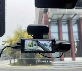 Автомобильная видеокамера Dash D50, 1080P, ночное HD-видение цена и информация | Видеорегистраторы | 220.lv