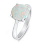 Sudraba gredzens ar opālu sievietēm Brilio Silver, RI105W cena un informācija | Gredzeni | 220.lv