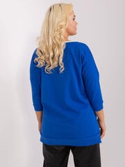 Женская кобальтовая блузка больших размеров цена и информация | Женские блузки, рубашки | 220.lv
