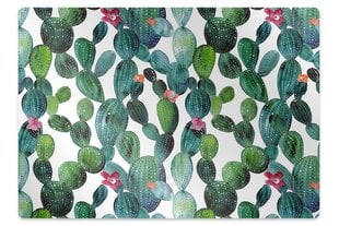 Aizsargājošs grīdas paklājs Decormat, Kaktuss ar ziediem cena un informācija | Biroja krēsli | 220.lv