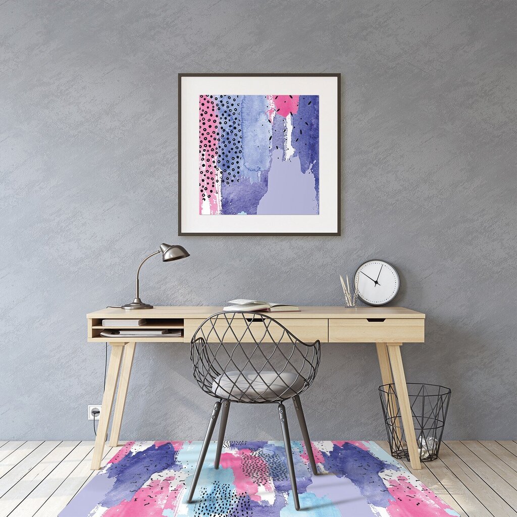 Aizsargājošs grīdas paklājs Decormat, Abstrakts akvarelis цена и информация | Biroja krēsli | 220.lv