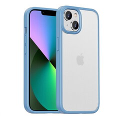 „IPAKY“ Rubberized чехол - прозрачный/светло-синий  (iPhone 14) цена и информация | Чехлы для телефонов | 220.lv