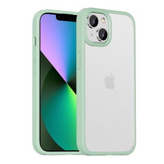 „IPAKY“ Rubberized чехол - прозрачный/зелёный (iPhone 14) цена и информация | Чехлы для телефонов | 220.lv