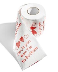 Tualetes papīrs I LOVE YOU XL цена и информация | Другие оригинальные подарки | 220.lv