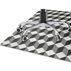 Aizsargājošs grīdas paklājs Decormat, 3D kubu modelis цена и информация | Офисные кресла | 220.lv