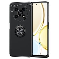 FOCUS Kickstand cieta silikona TPU apvalks melns Honor Magic 4 Lite 5G cena un informācija | Telefonu vāciņi, maciņi | 220.lv