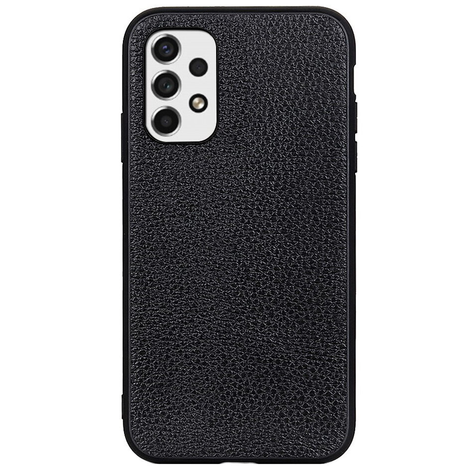 Deluxe Leather ādas apvalks melns Galaxy A53 цена и информация | Telefonu vāciņi, maciņi | 220.lv