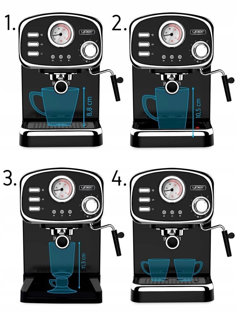 Yoer Breve cena un informācija | Kafijas automāti | 220.lv