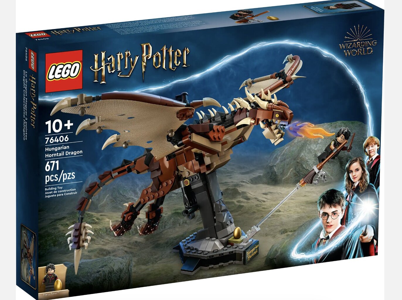 76406 LEGO® Harry Potter Ungārijas ragainais pūķis, 671d. цена и информация | Konstruktori | 220.lv