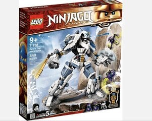 71738 LEGO® NINJAGO Zane titāna robota cīņa cena un informācija | Konstruktori | 220.lv